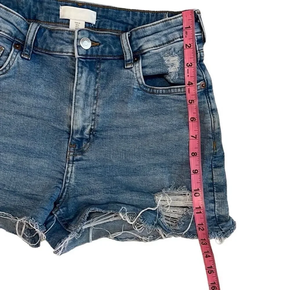 H&M High Denim Shorts